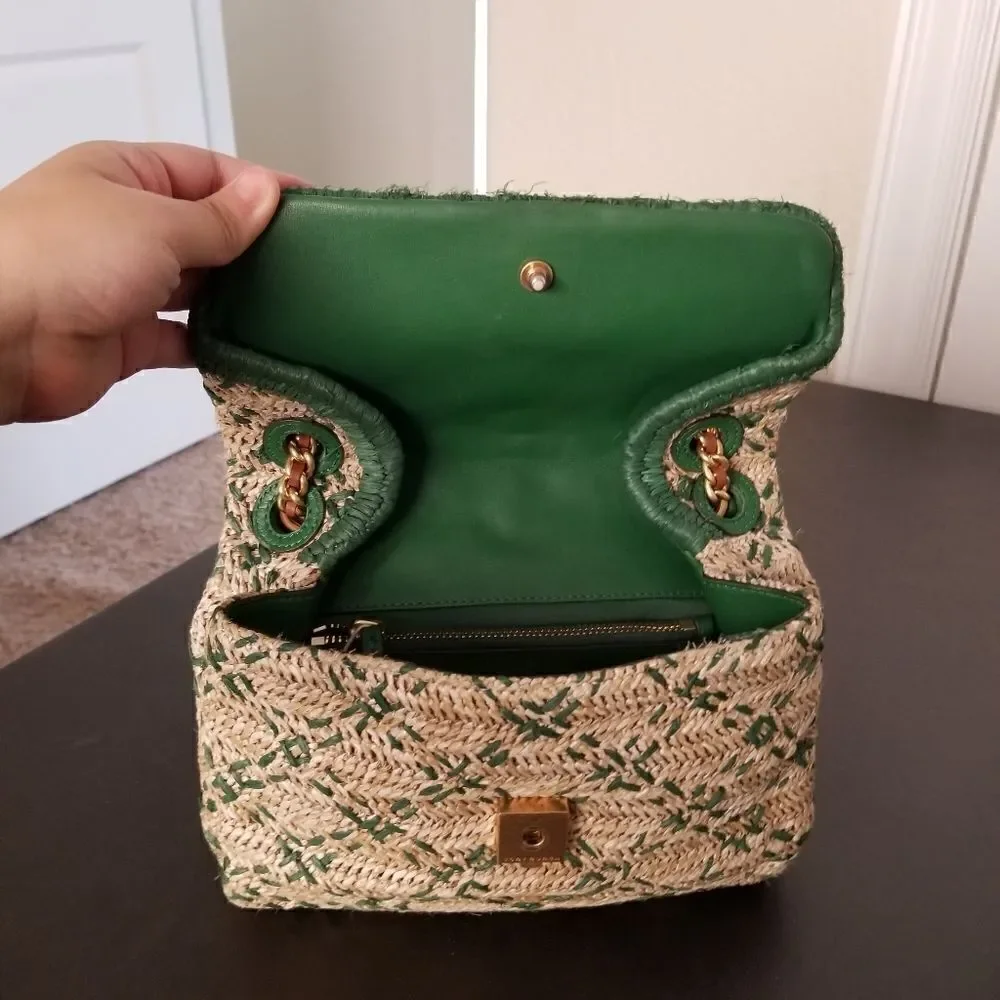 Tory Burch Fleming Bamboo Shoulder Bag